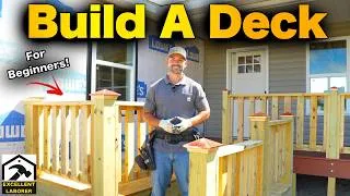 Thumbnail: How to Build a Deck: Step-by-Step for Beginners! | Lowe's Project