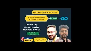 Thumbnail: Crack Golang Concurrency Interviews | Live Mock Webinar 2025 | @DiTechVerse