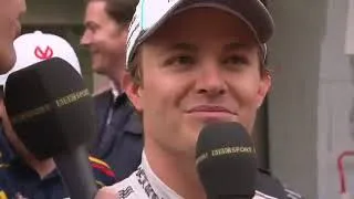 Thumbnail: Nico Rosberg Delights In 'Amazing' Win (BBC) China after race
