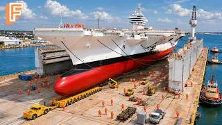 Thumbnail: How America’s Largest Aircraft Carrier Was Built After 12 Years Assembly Inside Massive Dry Dock