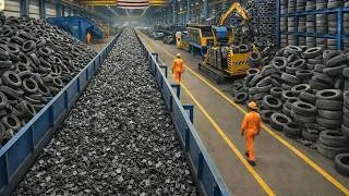 Thumbnail: Inside the Tire Recycling Factory — How Millions of Tires Are Recycled Into Rubber (Full Process)