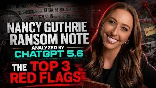 Thumbnail: Nancy Guthrie Ransom Note Analyzed by ChatGPT 5 6 — The Top 3 Red Flags #jlrinvestigates