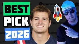 Thumbnail: Drake Maye is the BEST pick in 2026 Fantasy Football