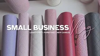 Thumbnail: Starting My Small Business Over in 2026 | Small Business Paper Restock + Haul