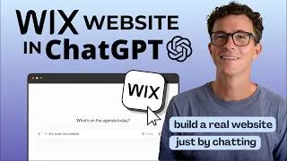 Thumbnail: How to Make a Website with Wix in ChatGPT (2026)
