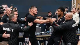 Thumbnail: Kristian Prenga LOSES IT and SHOVES Anthony Joshua During HEATED FACE-OFF!
