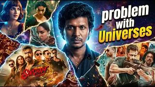 Thumbnail: Why Indian Cinematic Universes Are Failing? 🤯 | LCU, Spy Universe, Cop Universe Explained