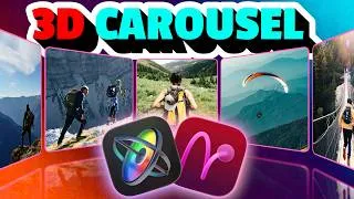 Thumbnail: Create the ULTIMATE 3D Carousel Animation in Apple Motion