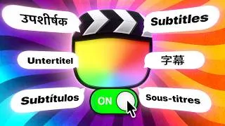 Thumbnail: Add Automatic Subtitles in ANY Language to Final Cut Pro