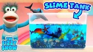 Thumbnail: Fizzy & Phoebe Make Underwater Slime Fish Tank | The Fizzy Show Videos