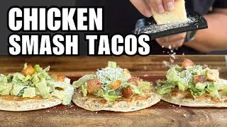 Thumbnail: The Viral Smash Taco Just Got a Serious Upgrade - Chicken Caesar Smash Tacos
