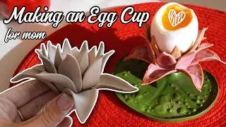 Thumbnail: How to Make a Clay Lily Egg Holder | No Pottery Wheel