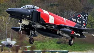 Thumbnail: BLACK FRIDAY PHANTOM PHOREVER! 👻🇹🇷 F-4 Phantom Turkish Airforce + EFA Formation Istrana Air Base