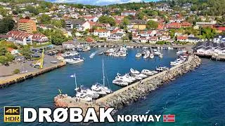 Thumbnail: DRØBAK 🇳🇴 Norway’s Beautiful Oslofjord Town | Walk & Drone 4K 60 fps