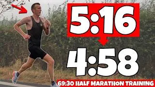 Thumbnail: 2 WEEKS OUT… This Was My Biggest Test for 69:30 (Half Marathon Training Series)