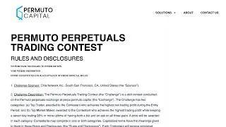 Thumbnail: Permuto Perpetuals Trading Contest