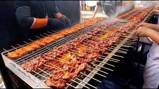 Thumbnail: 한번에 120개씩 구워도 모잘라! 보기만해도 군침도는 꼬치부터, 간식 천국 야시장 ! Amazing night market food | Thailand street food