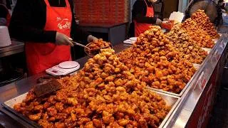 Thumbnail: 하루 단체 주문만 600박스! 줄서서 먹는  닭강정! / Korean Spicy Fried Chicken, Dakgangjung | Korean Street  Food