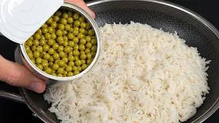 Thumbnail: Mix peas with rice! I learned this trick in a fancy restaurant!