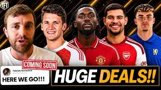 Thumbnail: Tzolis to Arsenal AGREED🚨Kone to Man Utd £50m DEAL✅ Chelsea new Chavarria BID!
