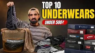 Thumbnail: TOP 10 Underwear l🇮🇳 Under 500₹| Comfortable underwear | Trunks| Brief | boxers 2026