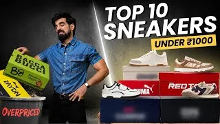 Thumbnail: TOP 10 SNEAKERS🇮🇳 Under 1000 Rs| Sneaker under 500|Sneaker under 1000| Men shoes|Sneaker brands 2026
