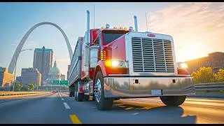 Thumbnail: Chasing Sunsets in Missouri (American Truck Simulator)
