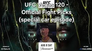 Thumbnail: Fight picks in my car! - UFC Vegas 120 (P.T. Cruiser Special)