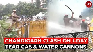 Thumbnail: I-Day Clash In Chandigarh: Qaumi Insaaf Morcha Protesters Confront Police