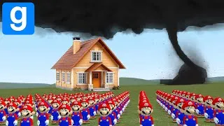 Thumbnail: WORLDS LARGEST TORNADO VS HOUSES! - Garry's mod Sandbox