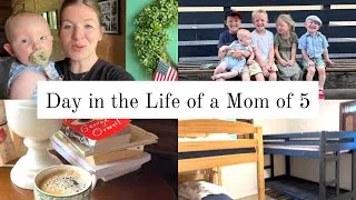 Thumbnail: VERY BUSY Day in the Life of a Mom of Five | Switching Rooms Around | Shopping For Bunkbeds