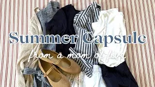 Thumbnail: Summer Capsule Wardrobe | Ultra Minimalist Wardrobe | 10 Item Capsule Wardrobe