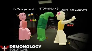 Thumbnail: 3 IDIOTS PLAY DEMONOLOGY AGAIN #fypシ゚viral #roblox 