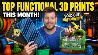 Thumbnail: TOP FUNCTIONAL 3D Prints This Month! MUST-PRINT In August! [SOLD OUT NATIONWIDE DUE TO A 3D PRINT]