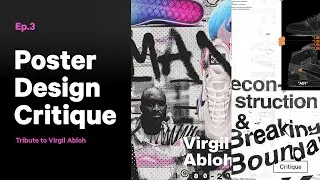 Thumbnail: Virgil Abloh Tribute—Poster Design Critique Ep 3/3