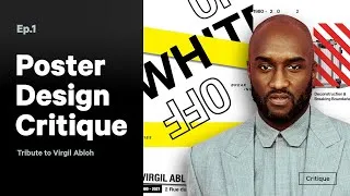 Thumbnail: Virgil Abloh Tribute—Poster Design Critique  Ep 1/3