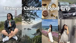 Thumbnail: Driving California’s Most Beautiful Road 🇺🇸 : Pacific Coast Highway Road Trip 🛍️💅🏻🏎️ 🌊🏖️