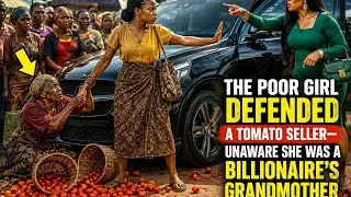 Thumbnail: THE KIND GIRL WHO DEFENDED A POOR TOMATO SELLER—UNAWARE SHE WAS A BILLIONAIRE’S GRANDMOTHER