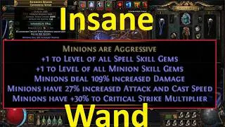 Thumbnail: Actually Upgraded Insane Wand & Build Upgrades & Highlights - PoE 3.29 ALLFLAME League 1403
