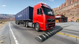 Thumbnail: Truck & Car Vs Speed Bumps Challenge #2 | BeamNG.Drive