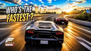 Thumbnail: Lamborghini Aventador vs Supercars | Forza Horizon 6 Gameplay