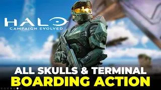 Thumbnail: Boarding Action Collectibles - All Skulls and Terminal Location | Halo Campaign Evolved