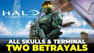 Thumbnail: Two Betrayals Collectibles - All Skulls and Terminal Location | Halo Campaign Evolved