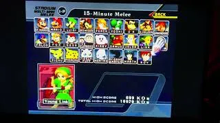 Thumbnail: Young Link is a Legend for getting almost 700 KOs for 15 minutes!
