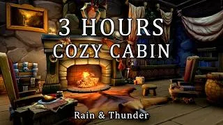 Thumbnail: WoW Midnight Player Housing | Cozy Fireplace Cabin Ambience | Thunder & Rain | No Mid-roll Ads