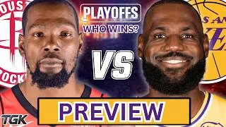 Thumbnail: Lakers vs Rockets Playoff Preview: Can LeBron Carry LA Past Houston?