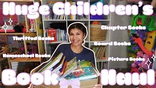 Thumbnail: HUGE CHILDREN’S BOOK HAUL 🎀 | THRIFTED BOOK HAUL | HOMESCHOOL BOOKS | KIDS BOOK RECOMMENDATIONS 
