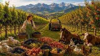 Thumbnail: Peaceful European Farm Life | Harvest Season & Caring for Farm Animals