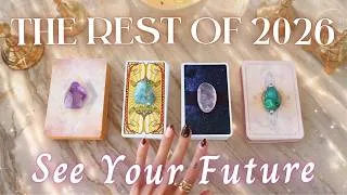Thumbnail: The Rest of 2026 𓁿 See Your Future • PICK A CARD •