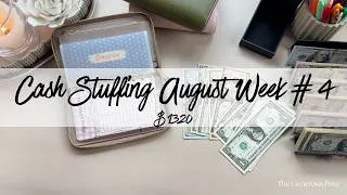 Thumbnail: Cash Envelope Stuffing $1320 | August Week 4 | Wallet Reset + Sinking Funds + Savings